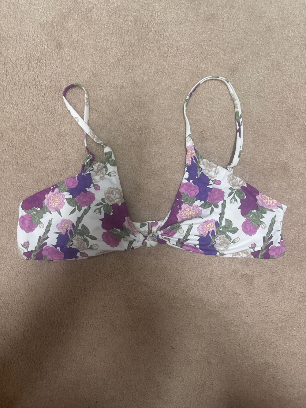 Dippin’ Daisy’s Wild Iris Zen Knotted Bikini Top